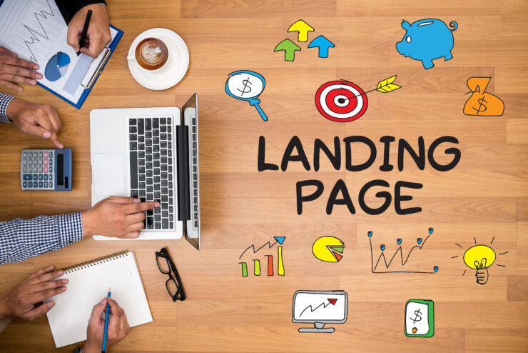 landing page, stratégie, immobilier, marketing digital