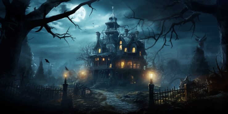 maisons hantées, peur, halloween
